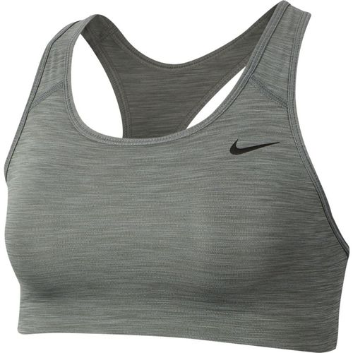 Women's Nike Swoosh Sports Bra (Smoke Grey/Black)