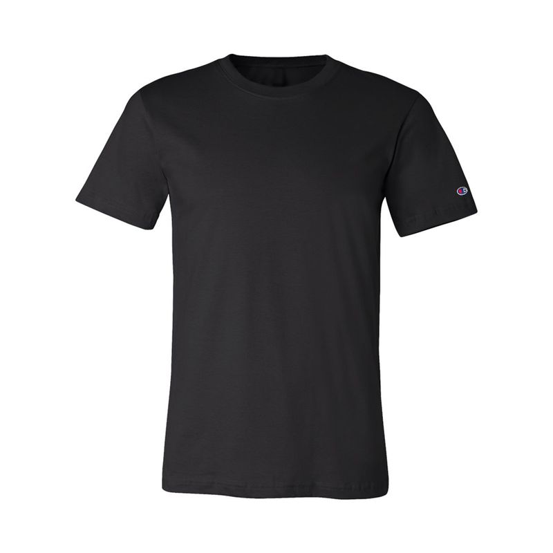 Champion Basic Jersey Tee in Black