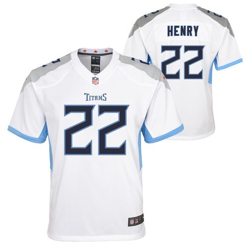Youth Nike Tennessee Titans Derrick Henry Road Game Jersey (White)