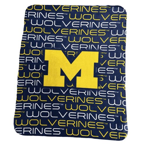 Michigan Wolverines Classic Fleece Blanket