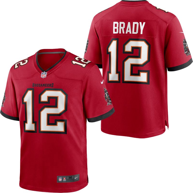 tom brady jersey red