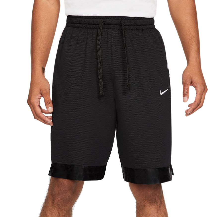 Men's Nike Dri-FIT Elite Stripe Basketball Short (Black/Black)