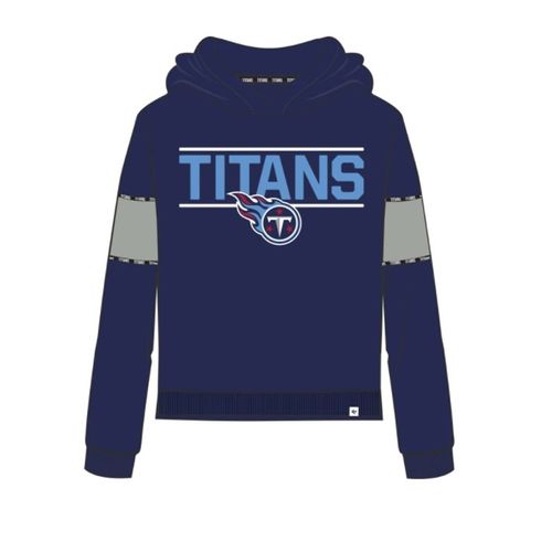 '47 Brand Women's Tennessee Titans Charlie Hooded Fleece (Navy)