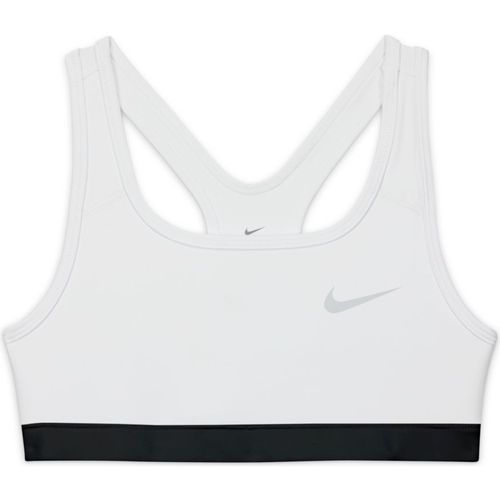 Girl's Nike Swoosh Sports Bra (White)