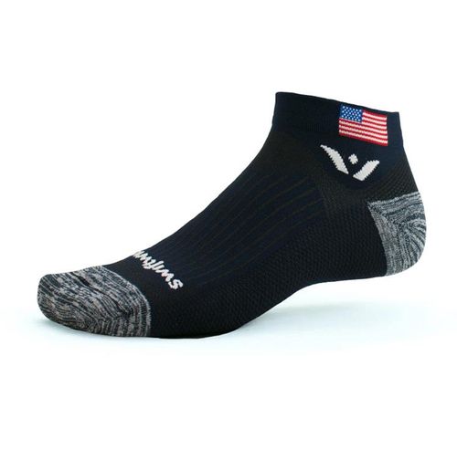 Swiftwick Vision One Tribute USA Flag Ankle Sock (Navy)