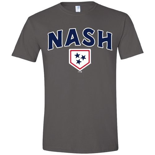 Men's Nashville Sounds Ringspun T-Shirt (Charcoal)