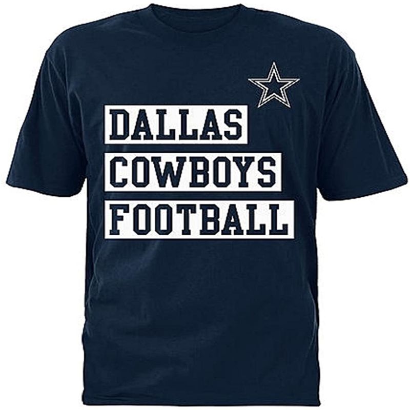 Dallas Cowboys Authentic Cowboys Men's Blue 100% Polyester Shirt Size XL