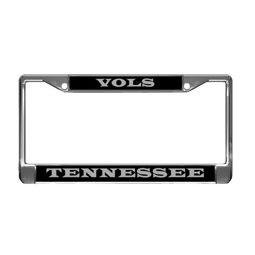 Tennessee Volunteers Mirror License Plate Frame (Black)