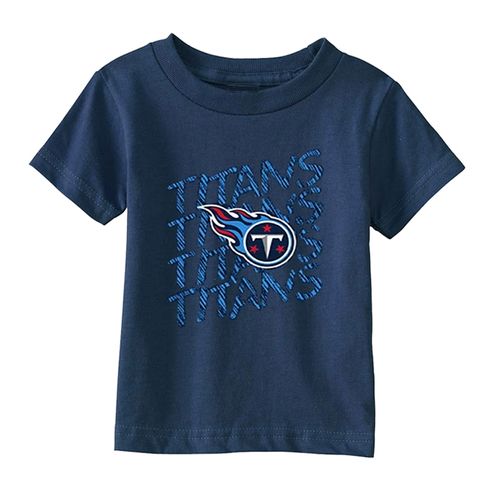 Infant Tennessee Titans Fan Scribble T-Shirt (Navy)