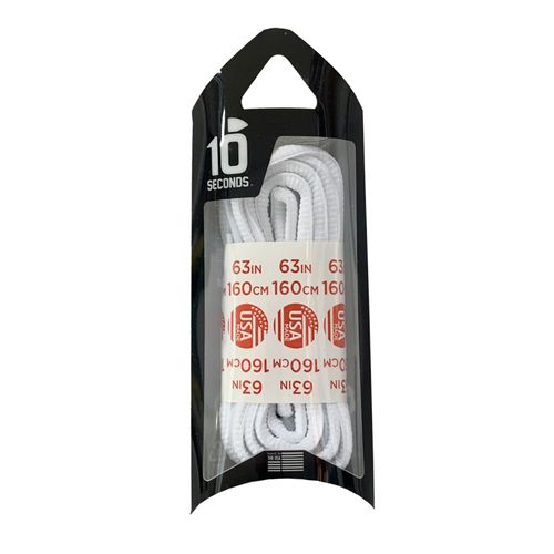 63" Oval Shoelaces (White)