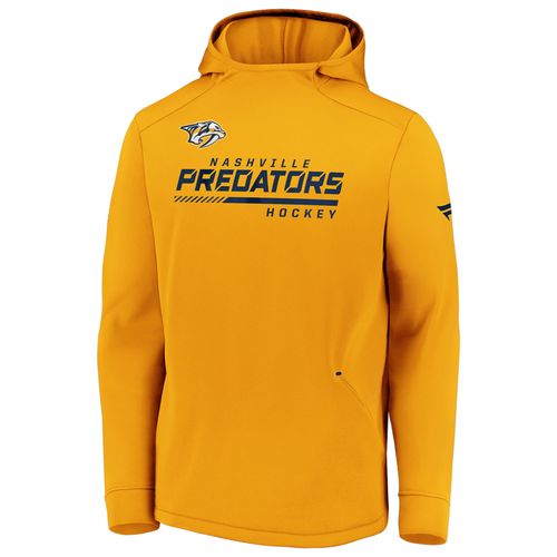 Men's Fanatics Nashville Predators Pro Travel Hooded Fleece (Gold)