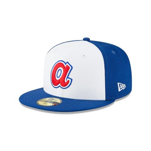 New Era Atlanta Braves 59FIFTY Cooperstown Fitted Hat | Royal/White