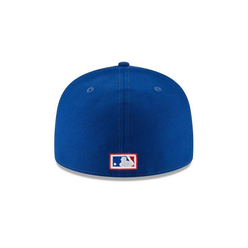 Men's New Era Royal Atlanta Braves White Logo 59FIFTY Fitted Hat