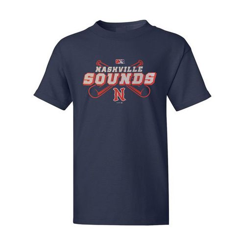 Youth Nashville Sounds Logo T-Shirt (Navy)
