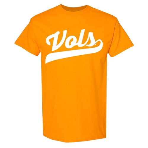 Men's Tennessee Volunteers Script Baseball T-Shirt (Orange)
