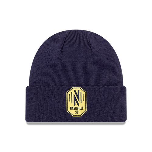 New Era Nashville Soccer Club Cuff Knit Hat (Navy)