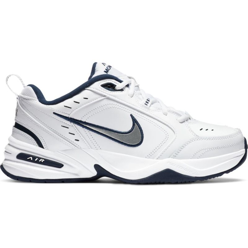 Bedreven Hij portemonnee Men's Nike Air Monarch IV | White/Navy/Silver | Shoes