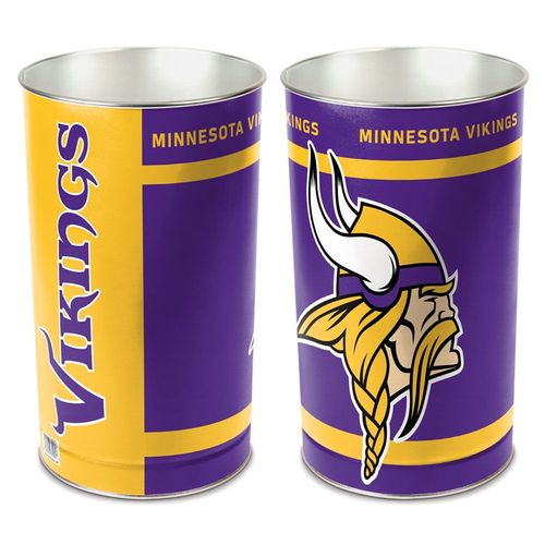Minnesota Vikings Logo Tapered Trashcan