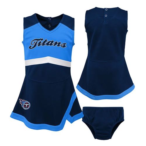 Infant Tennessee Titans Cheer Dress (Navy)