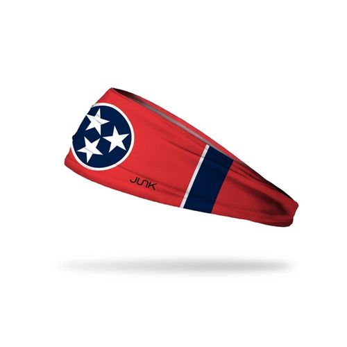 Tennessee State Flag Flex Tie Headband (Red/Blue/White)