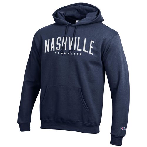 Men's Champion Nashville Tennessee Hooded Fleece (Navy)