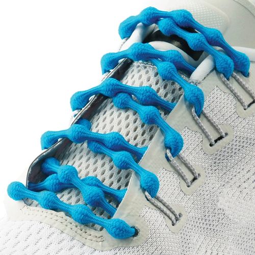 Caterpy Run No-Tie Shoe Laces (Tropic Blue)