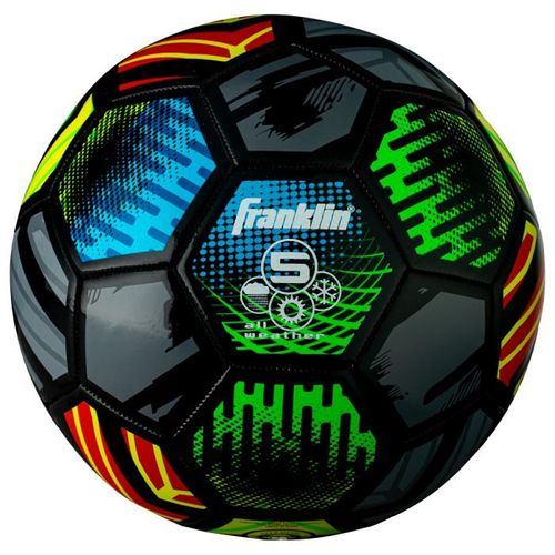 Franklin Mystic Competition Soccer Ball (Black/Multi)
