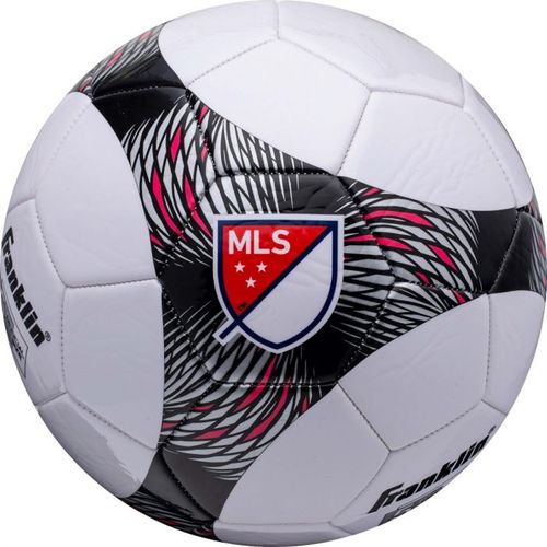 Franklin MLS Pro Vent Soccer Ball (White/Black/Pink)