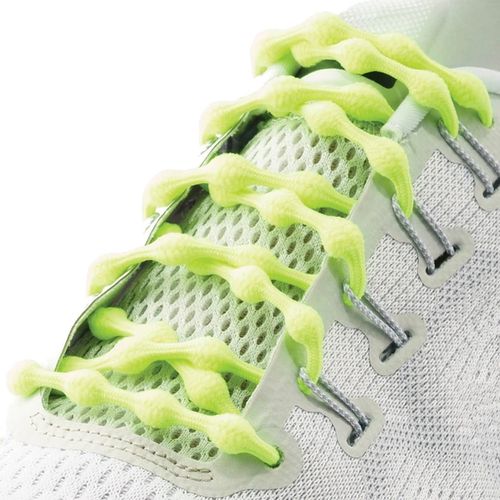 Caterpy Run No-Tie Shoe Laces (Yellow)