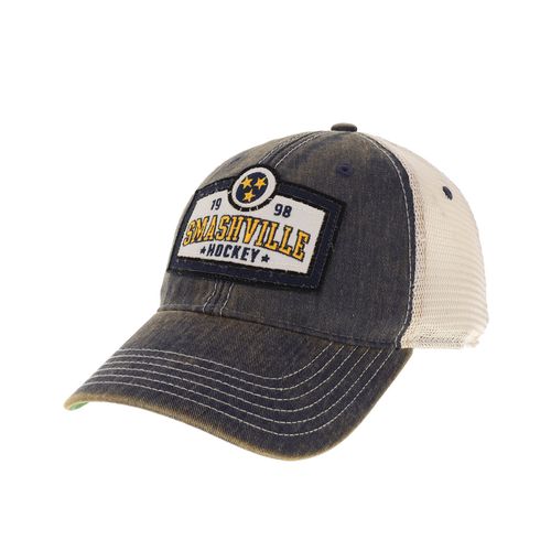 Legacy Nashville Predators Smashville Scoreboard Trucker Adjustable Hat (Navy/White)