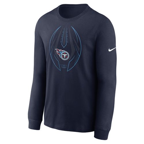 Men's Nike Tennessee Titans Football Icon Long Sleeve Shirt (Navy)