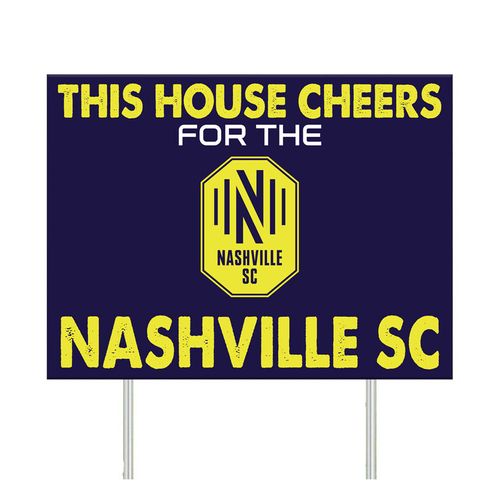 Nashville Soccer Club Cheers Yard Sign