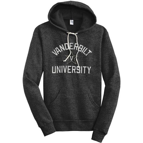 Men's Alternative Vanderbilt Commodores Arch Logo University Hooded Fleece (Black)