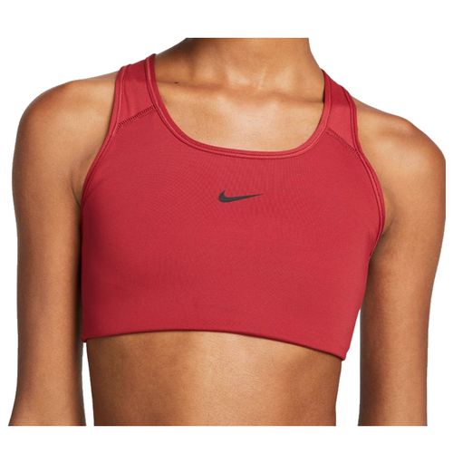 Women's Nike Swoosh Sports Bra (Pomegranate)