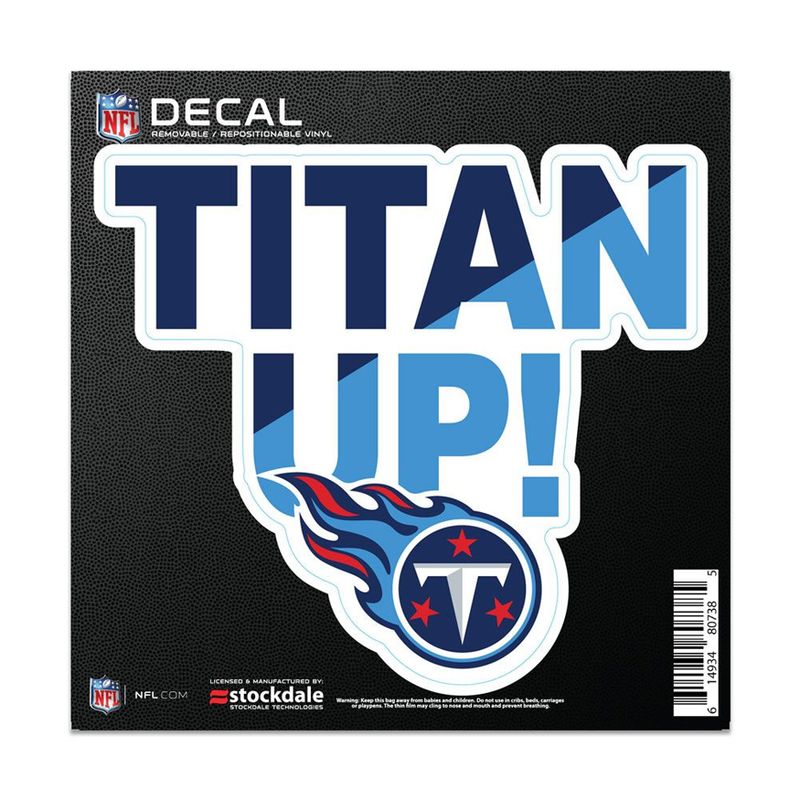 Tennessee Titans Titan Up Slogan Decal