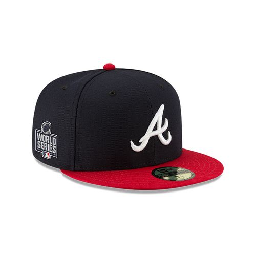 New Era Atlanta Braves World Series 59FIFTY Fitted Hat (Red)