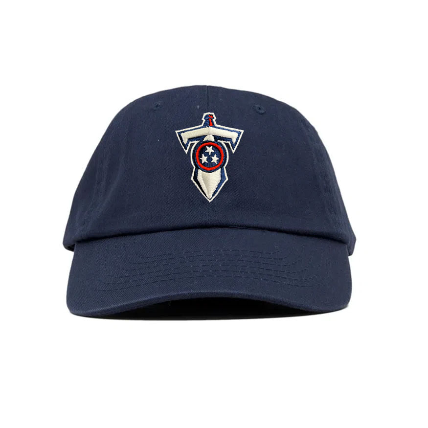 New Era Tennessee Titans Sword Logo Adjustable Hat | Navy Navy 64665