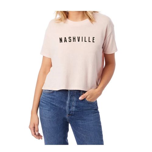 Women's Alternative Nashville Crop Top (Pink)