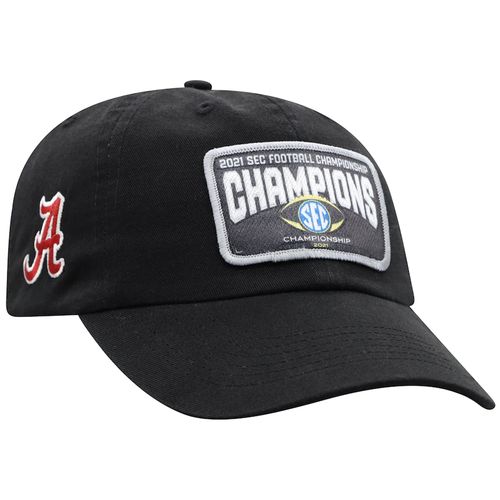 Alabama Crimson Tide SEC 2021 Conference Champions Locker Room Adjustable Hat (Black)