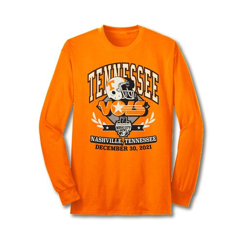 Men's Tennessee Volunteers Music City Bowl Long Sleeve Shirt (Orange)