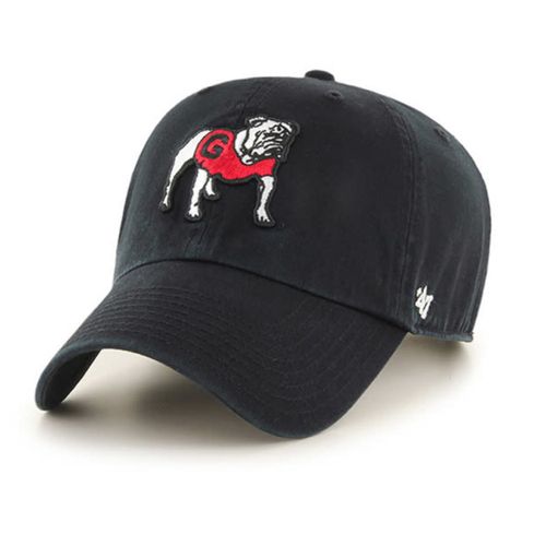 '47 Brand Georgia Bulldogs Clean Up Adjustable Hat (Black)