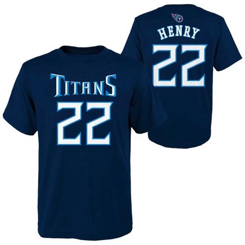 Kid's Tennessee Titans Derrick Henry Mainliner T-Shirt (Navy)