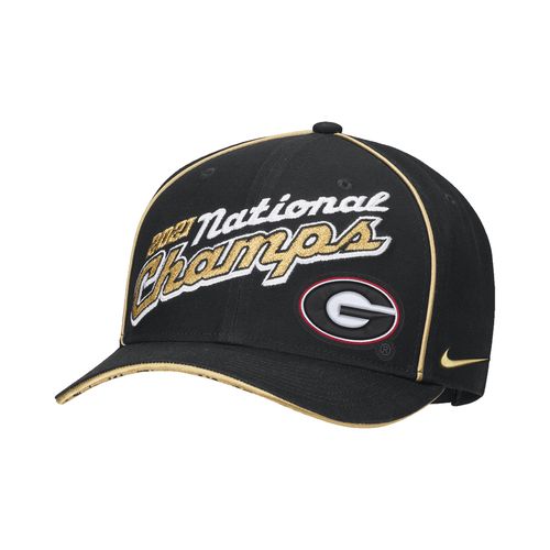 Nike Georgia Bulldogs 2021-22 National Champions Locker Room Adjustable Hat (Black)