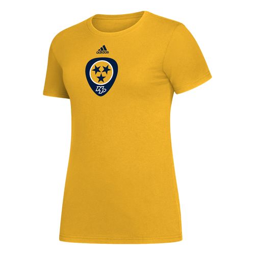 Women's adidas Nashville Predators Alternate Logo T-Shirt (Gold)