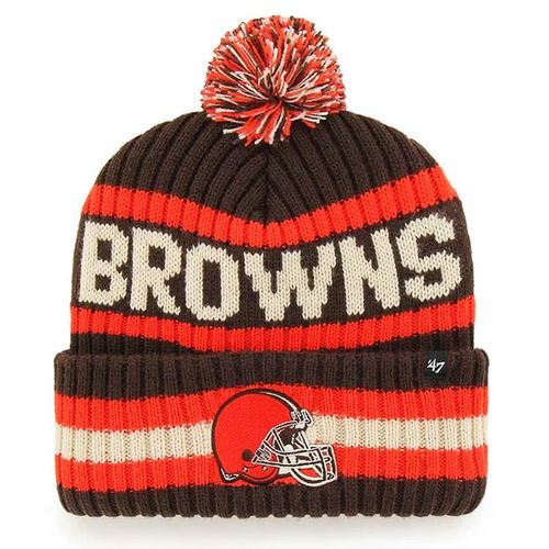 '47 Brand Cleveland Browns Bering Cuff Pom Knit Hat | Brown