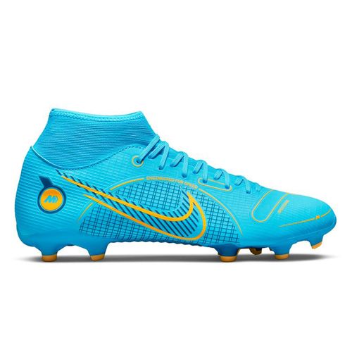 Men's Nike Mercurial Superfly 8 Academy MG Soccer Cleat | Blue/Orange