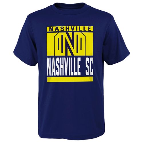 Youth Nashville Soccer Club Steel T-Shirt (Navy)