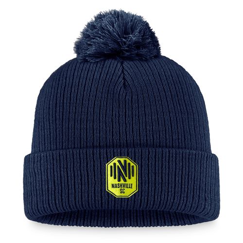 Fanatics Nashville Soccer Club Cuff Pom Knit Hat | Navy