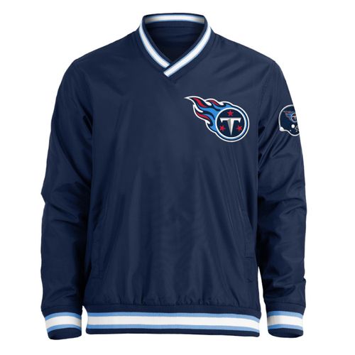 Men's New Era Tennessee Titans Primary Logo Pullover Jacket | Navy
