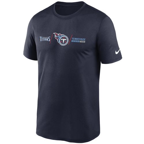 Men's Nike Tennessee Titans Horizon Lock Up T-Shirt | Navy
